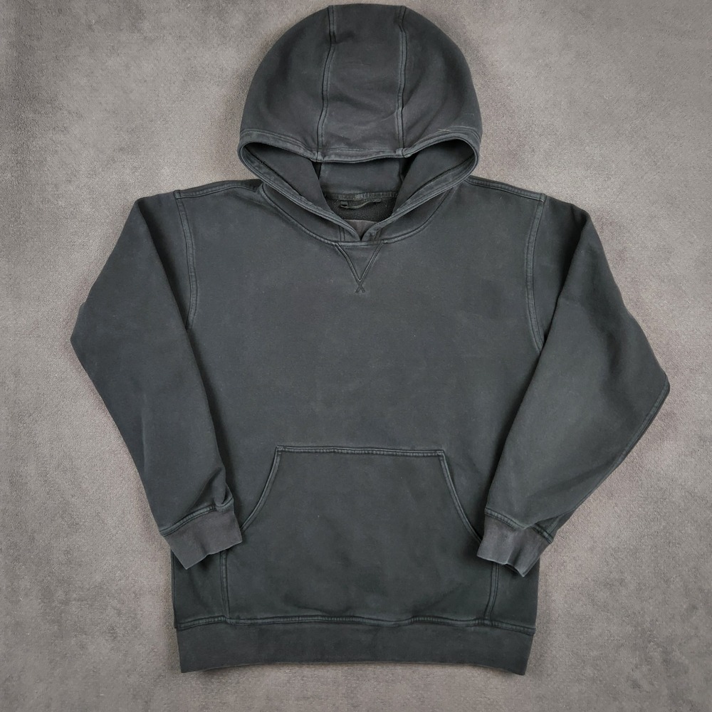 Lululemon All Yours Hoodie Womens 8 Black Fleece Pullover Sweatshirt W3DLDS
